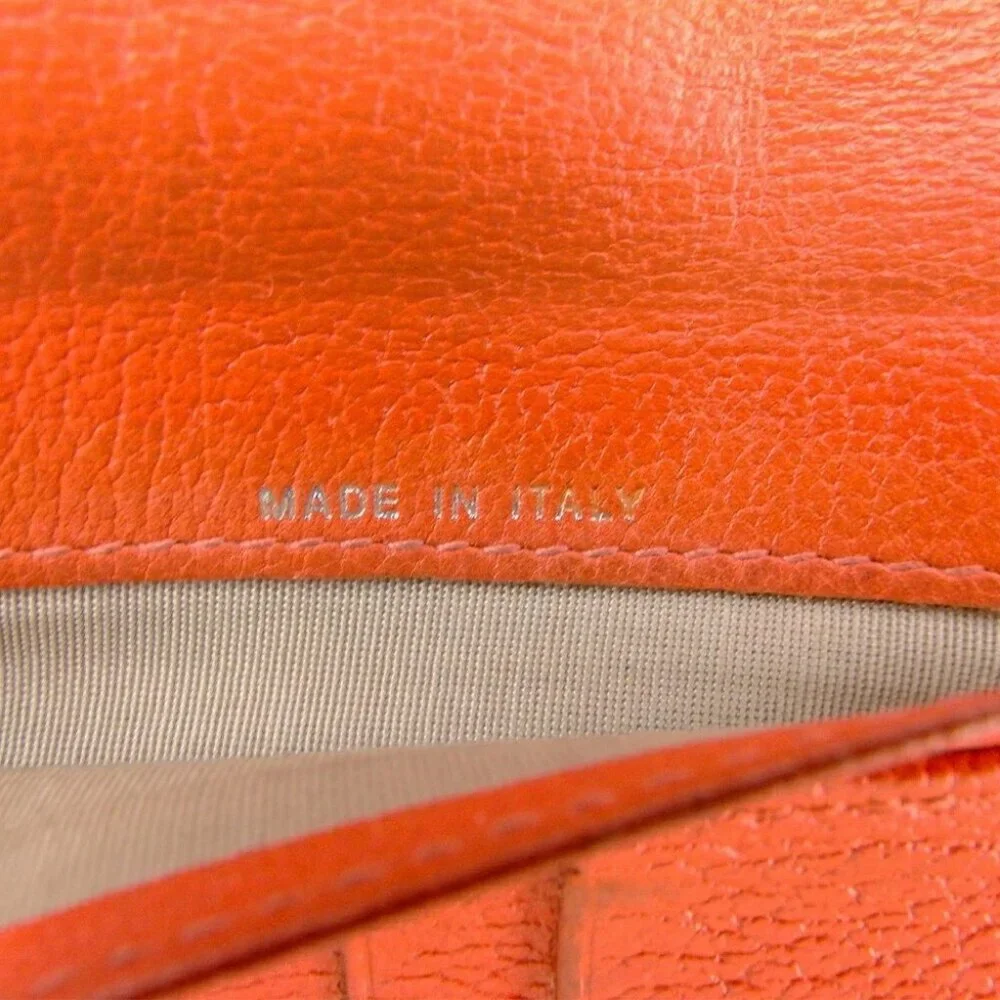 CHANEL Purse Orange Silver Women Authentic secondhand - Picture 7 of 9